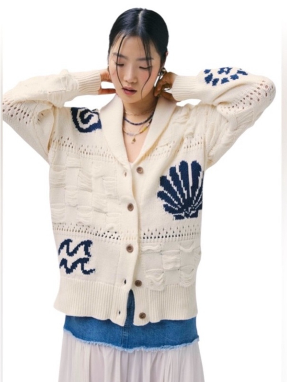Urban Outfitters BDG Martha Beach Cardigan size S-P - Picture 12 of 13